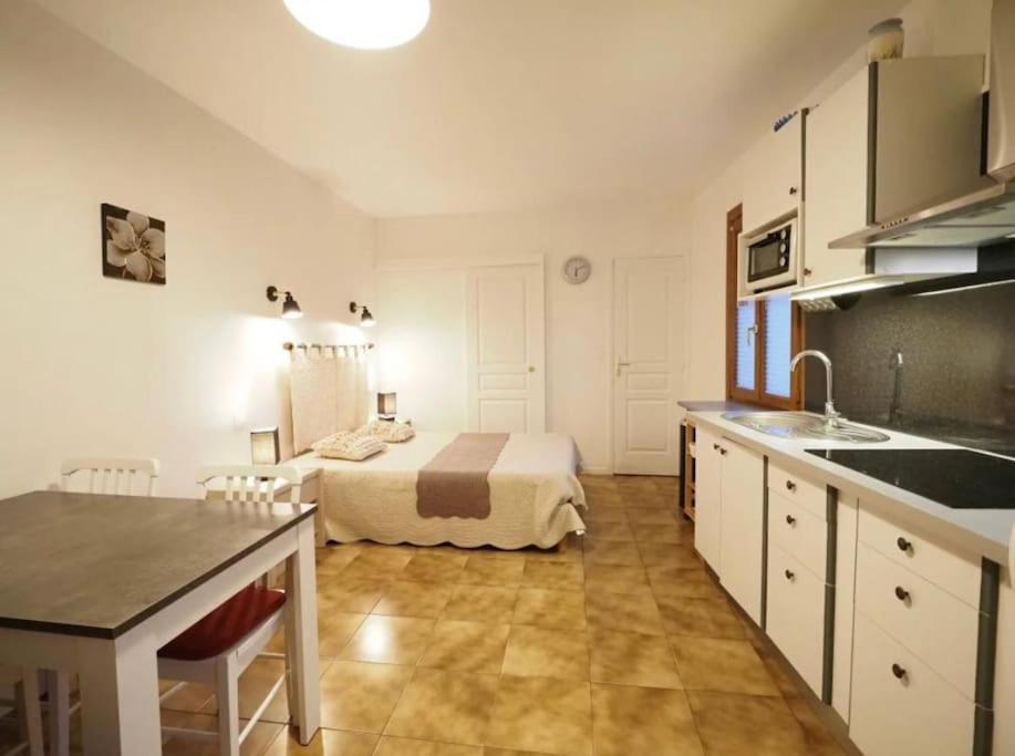 Studio Meuble Avec Terrasse Greoux-les-Bains Ngoại thất bức ảnh